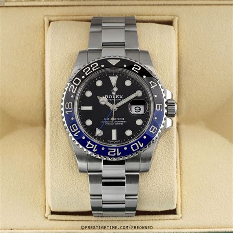 used rolex gmt master ii batman|rolex submariner gmt master 2.